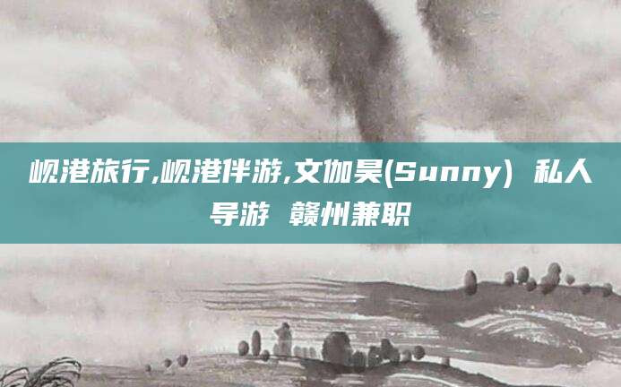宁国岘港旅行,岘港伴游,文伽昊(Sunny) 私人导游 赣州兼职